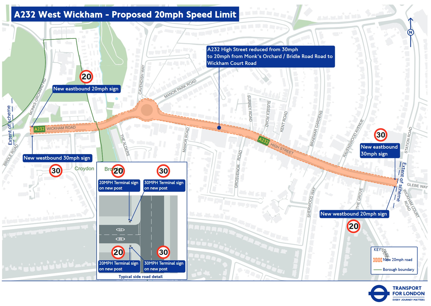 Future 20mph Speed Limit On West Wickham High Street A232 MORA future-20mph-speed-limit-on-west-wickham-high-street-a232-mora